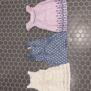 3 Target (Cherokee, Genuine Kids) toddler girls spring/summer dresses, size 2T